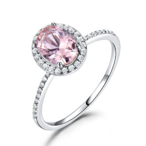 Morganite Ring Female Jewellery