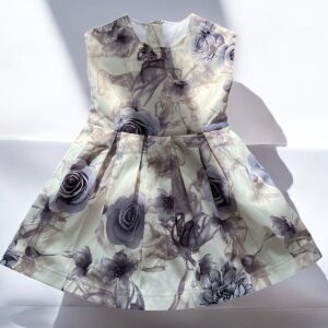 Girls Smoke Grey Summer Dress